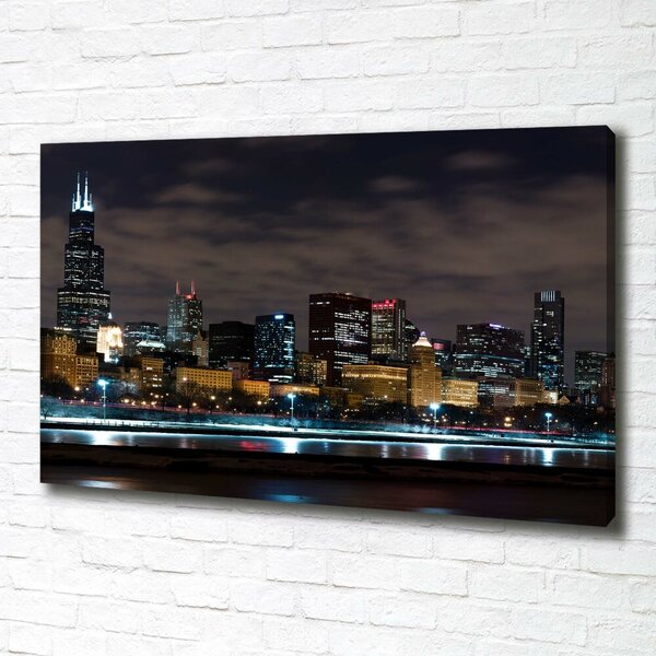 Print pe canvas Chicago noaptea