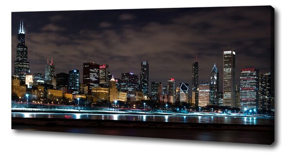 Print pe canvas Chicago noaptea