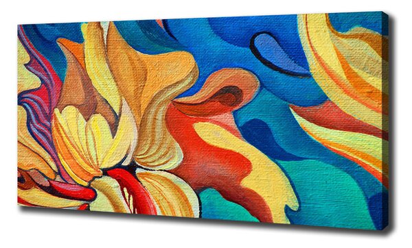 Print pe canvas floare abstract