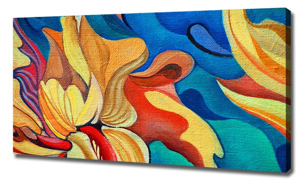 Print pe canvas floare abstract