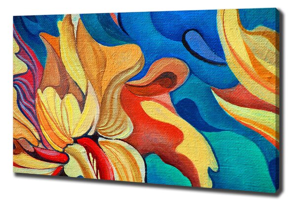 Print pe canvas floare abstract