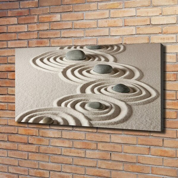 Tablou canvas nisip pietre Zen