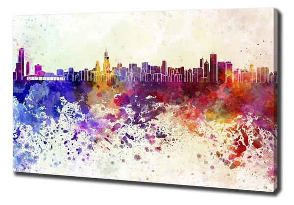 Tablou canvas colorat Chicago