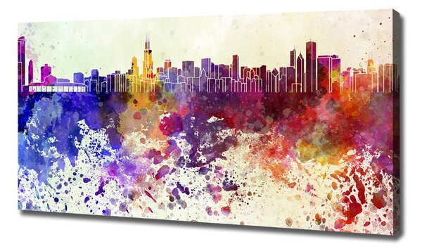 Tablou canvas colorat Chicago