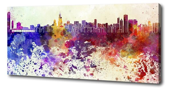 Tablou canvas colorat Chicago