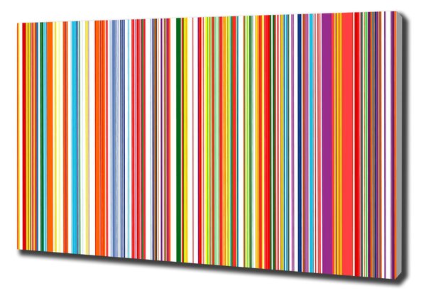 Tablou pe pânză canvas dungi colorate
