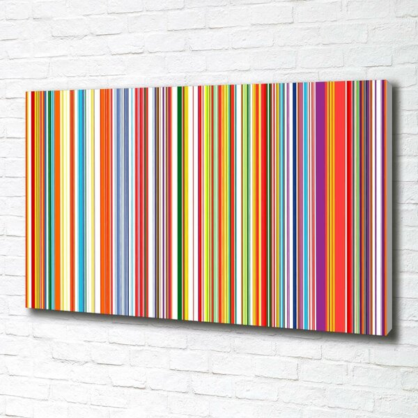 Tablou pe pânză canvas dungi colorate