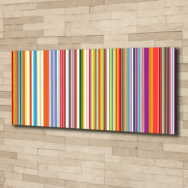 Tablou pe pânză canvas dungi colorate