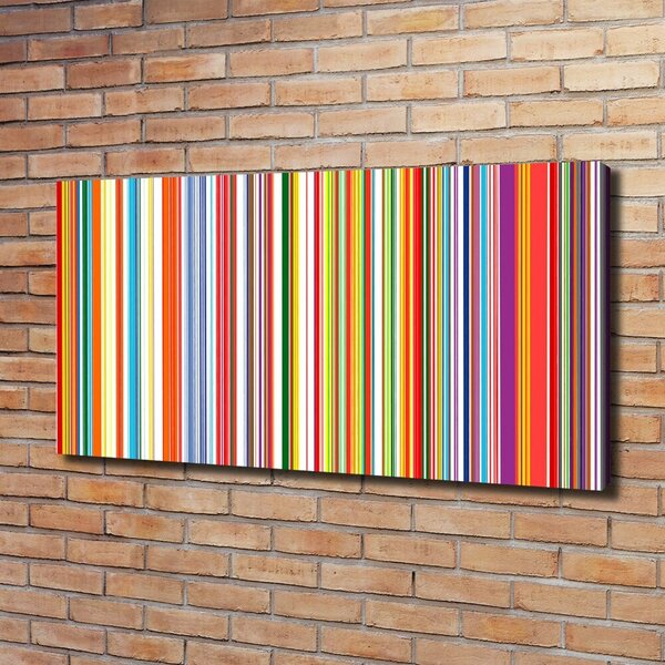 Tablou pe pânză canvas dungi colorate
