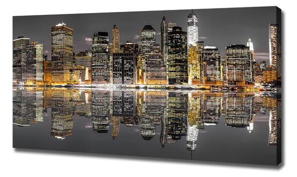 Pictură pe pânză New York, pe timp de noapte