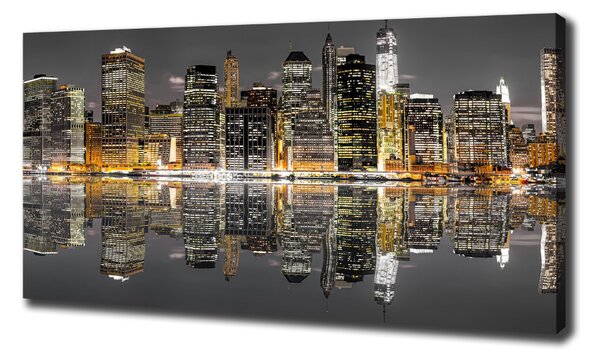 Pictură pe pânză New York, pe timp de noapte