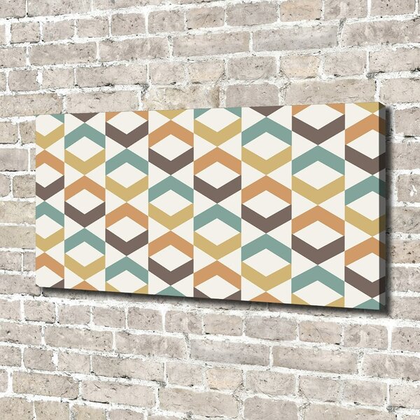Print pe canvas fundal retro