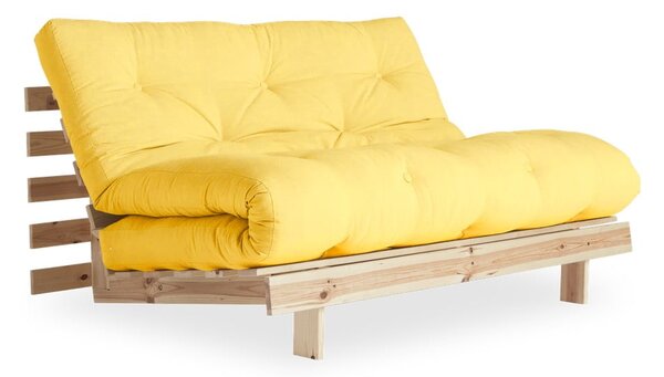 Canapea variabilă Karup Design Roots Raw/Yellow