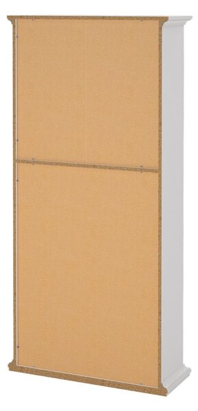 Bibliotecă albă 96x201 cm Paris – Tvilum