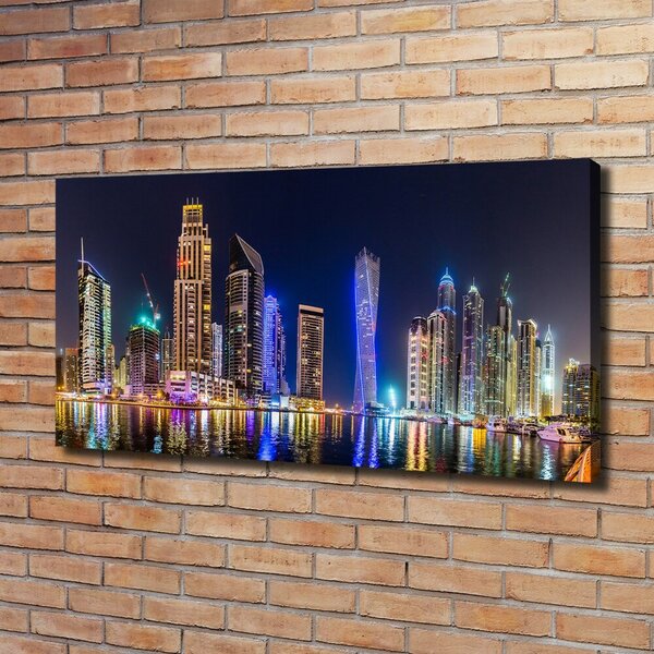 Tablou pe pânză Dubai timp de noapte