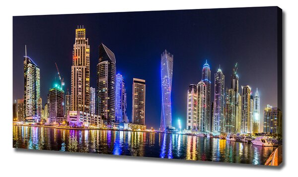 Tablou pe pânză Dubai timp de noapte