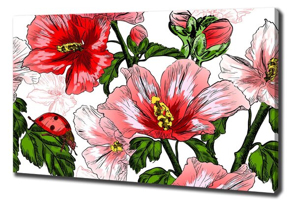Print pe pânză hibiscus