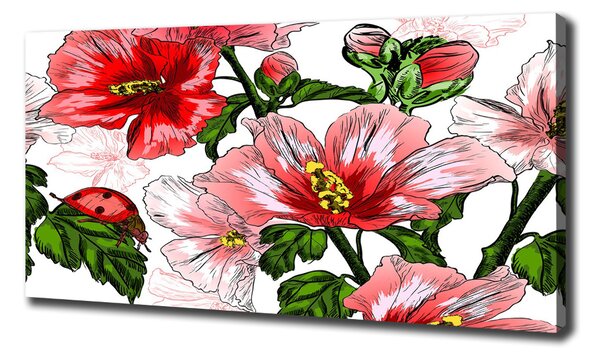 Print pe pânză hibiscus