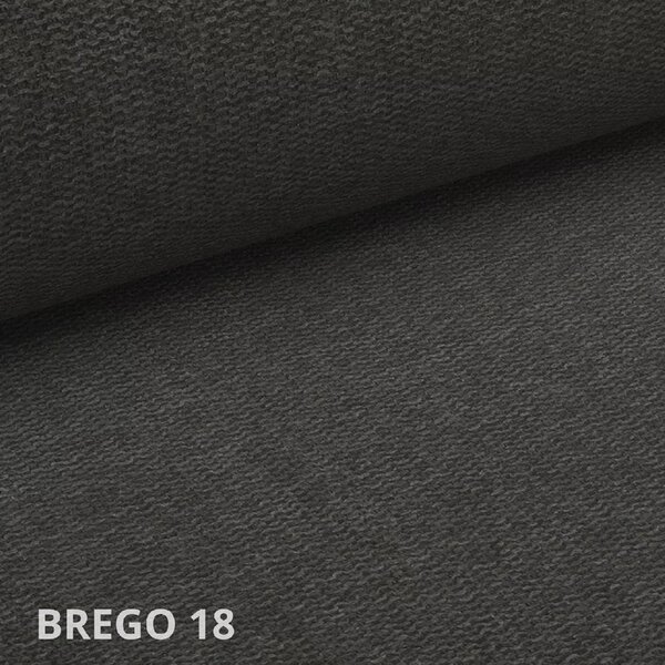 Scaun de masa tapitat VILKO, negru/gri BREGO 18