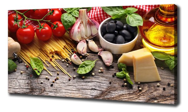 Tablou pe pânză canvas alimente italiană