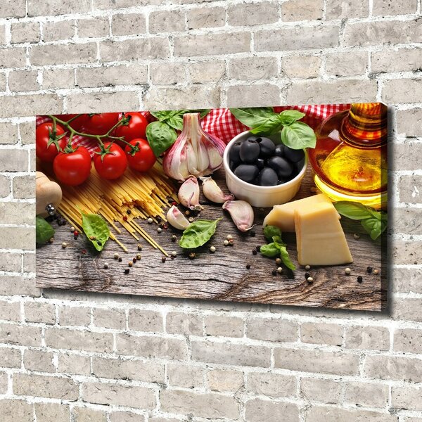 Tablou pe pânză canvas alimente italiană