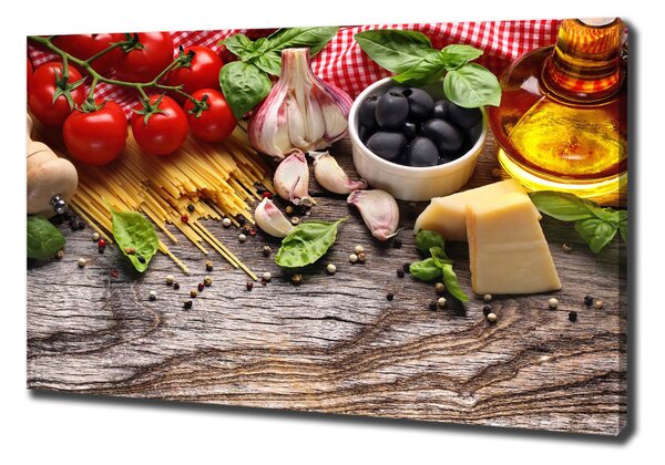 Tablou pe pânză canvas alimente italiană