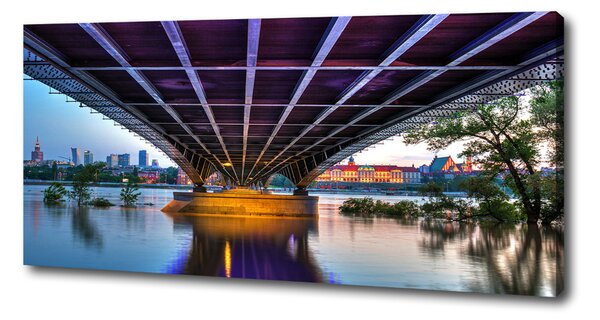 Print pe canvas Bridge în Varșovia