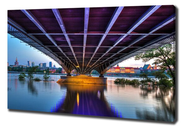 Print pe canvas Bridge în Varșovia