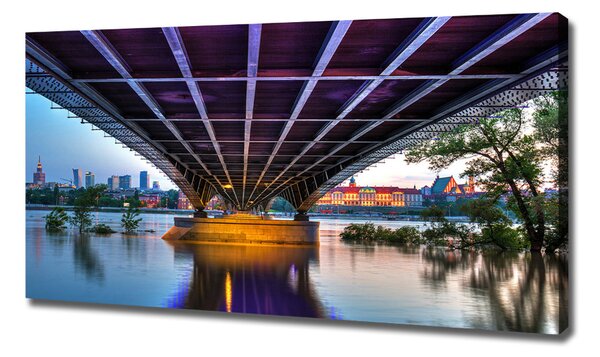 Print pe canvas Bridge în Varșovia