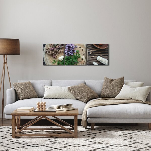 Tablou - Din tocătorul bucătăriei (cu ceas) (90x30 cm)