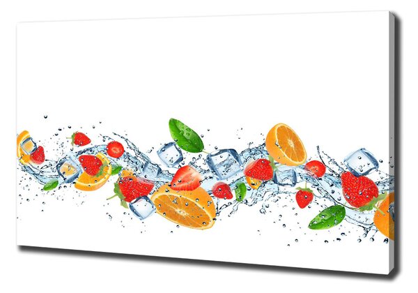 Tablouri tipărite pe pânză gheață de fructe