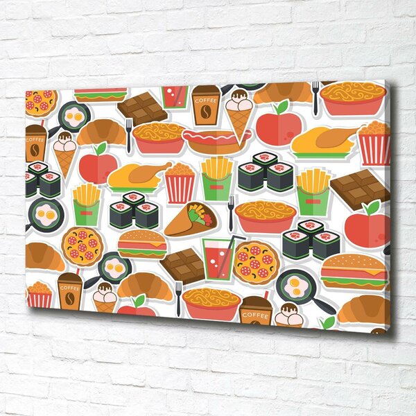 Tablou pe pânză canvas Fast food