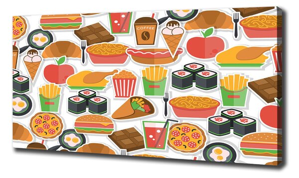 Tablou pe pânză canvas Fast food