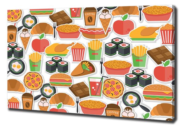 Tablou pe pânză canvas Fast food