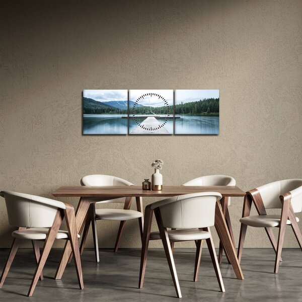 Tablou - O privire din pod (cu ceas) (90x30 cm)