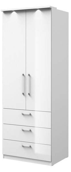 Dulap cu rafturi Centaury Tip 68 (alb + alb lucios). Promo -10%. 1031020