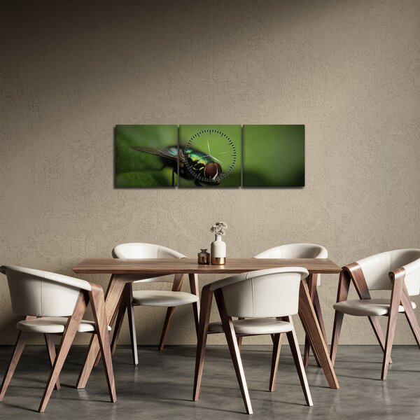 Tablou - Musca (cu ceas) (90x30 cm)