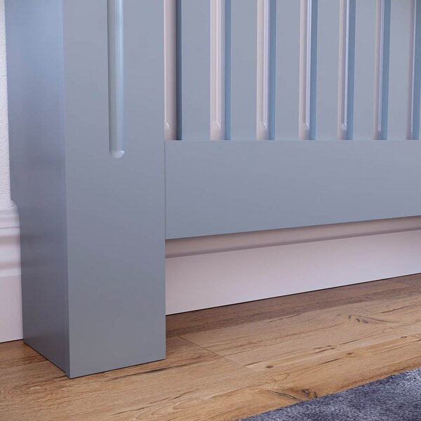 Masca pentru Calorifer ECO-XXL 172 cm, MDF Vopsit de 21 mm Lame Verticale, Gri antracit