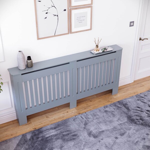 Masca pentru Calorifer ECO-XXL 172 cm, MDF Vopsit de 21 mm Lame Verticale, Gri antracit