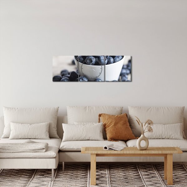 Tablou - Afine (cu ceas) (90x30 cm)