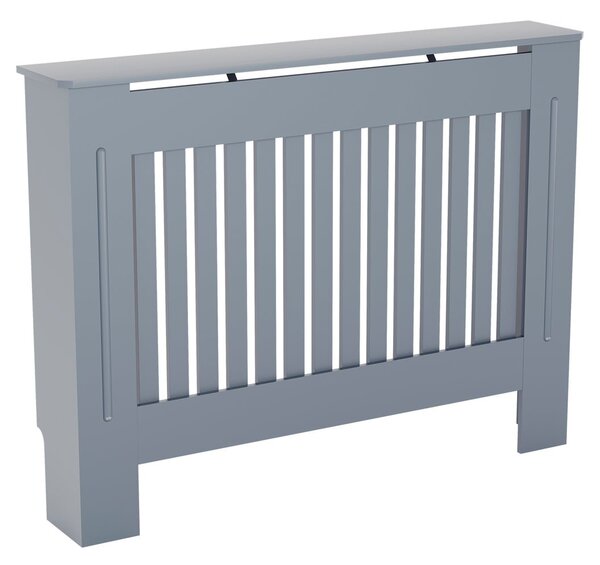 Masca pentru Calorifer ECO-M 112 cm, MDF Vopsit de 18 mm Lame Verticale, Gri antracit