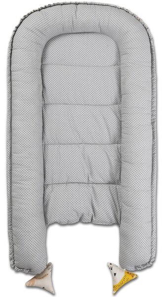 Cosulet bebelus pentru dormit Kidizi Baby Nest Cocoon 90x50 cm Kitten Love