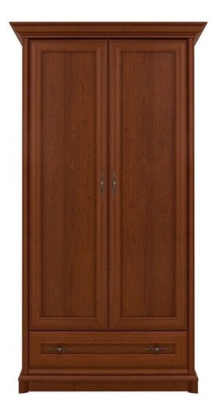 Dulap Vendore 116Castan, 205x110x66cm, Uși dulap: Cu balamale