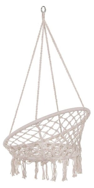 Hamac suspendat, leagan tip cuib cu spatar confortabil, pentru o persoana, interior si exterior, 50x70x100 cm