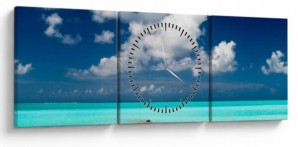 Tablou cu mare (cu ceas) (90x30 cm)
