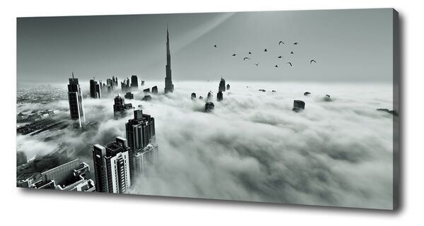 Tablou pe pânză canvas Ceață peste cosmopolitul Dubai