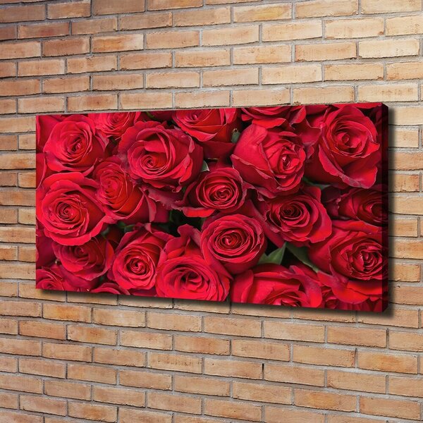 Tablou canvas trandafiri rosii