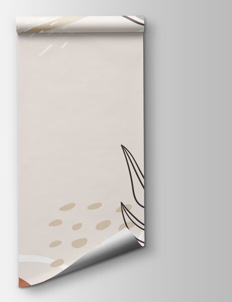 Fototapet Design floral colorat pe un fundal alb, Fototapet designer, Fototapet populare, u73824 - Tapeko.ro