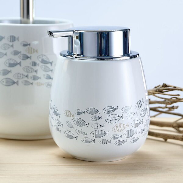 Kleine Wolke Sardinas dozator săpun 350 ml ceramică-alb 8674783854