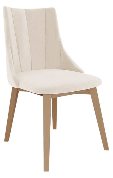 Scaun de sufragerie Sebi (natural + crem). 1069978